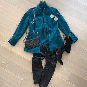 Etcetera blazer jacket with cashmere turtleneck